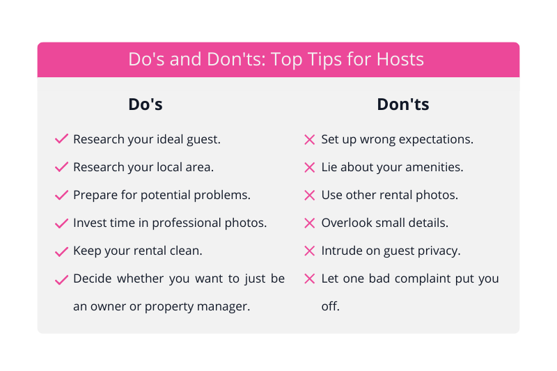 Hosting Dos and Don'ts Comparison